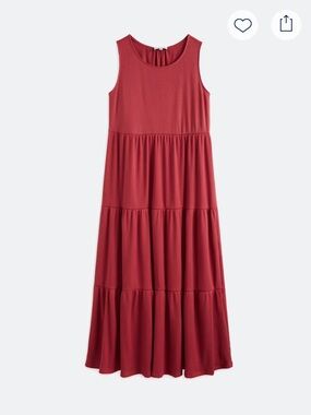 GILLI Karissa Sleeveless Maxi Dress Burnt Orange Size 1X NWT